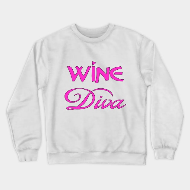 Wine Diva Crewneck Sweatshirt by Naves